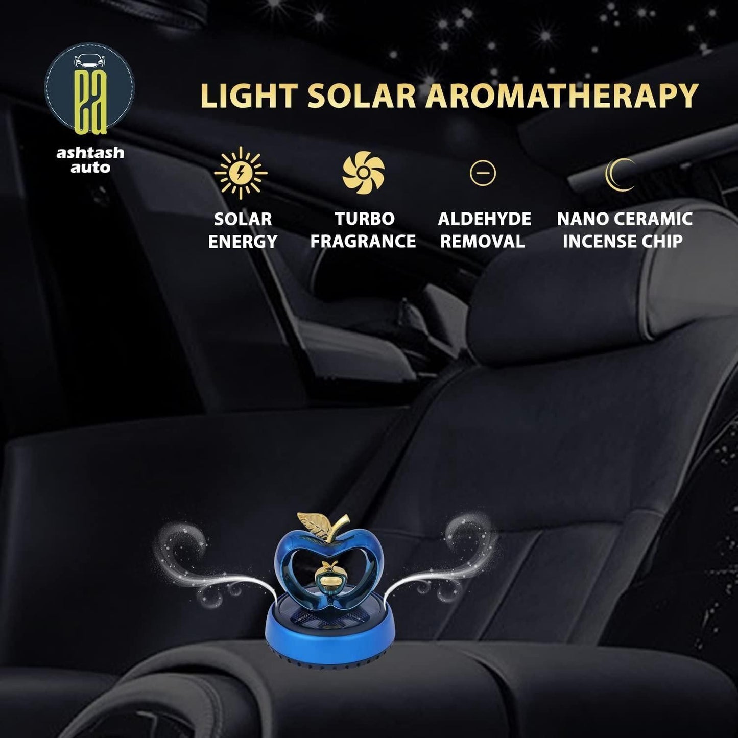 Auto Apple Solar Perfume Aromatherapy for Car